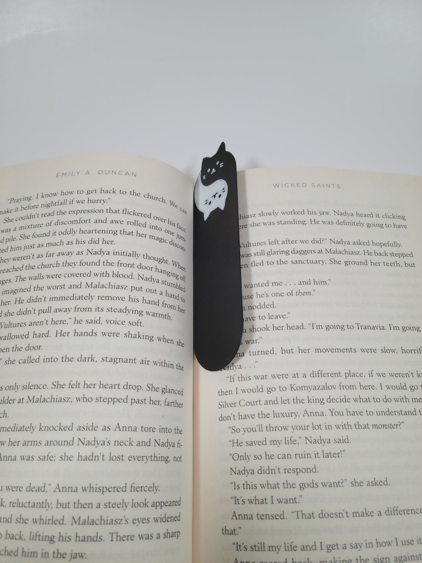 Yin Yang Cat Bookmark (Set of 3)