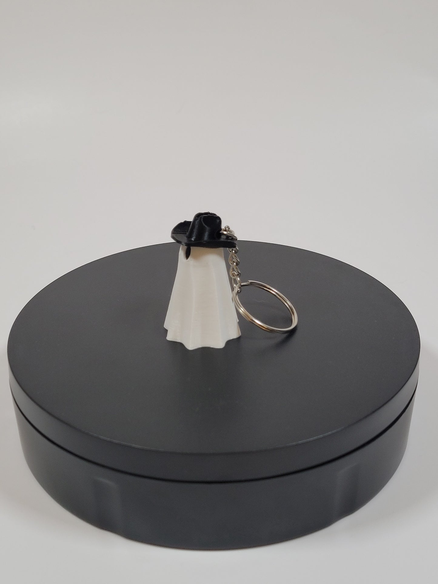 Cowboy Ghost Keychain