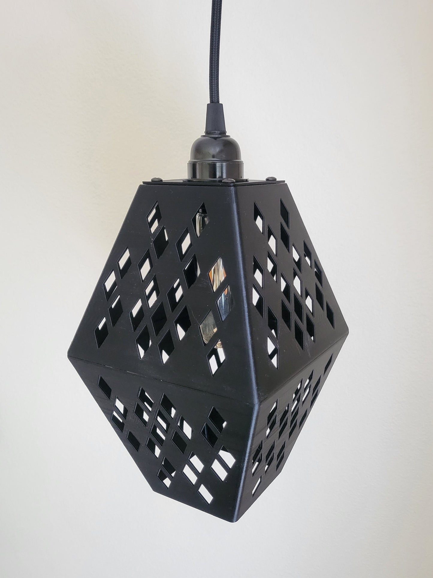 "Diamond" Hanging Lamp - 3D Printed