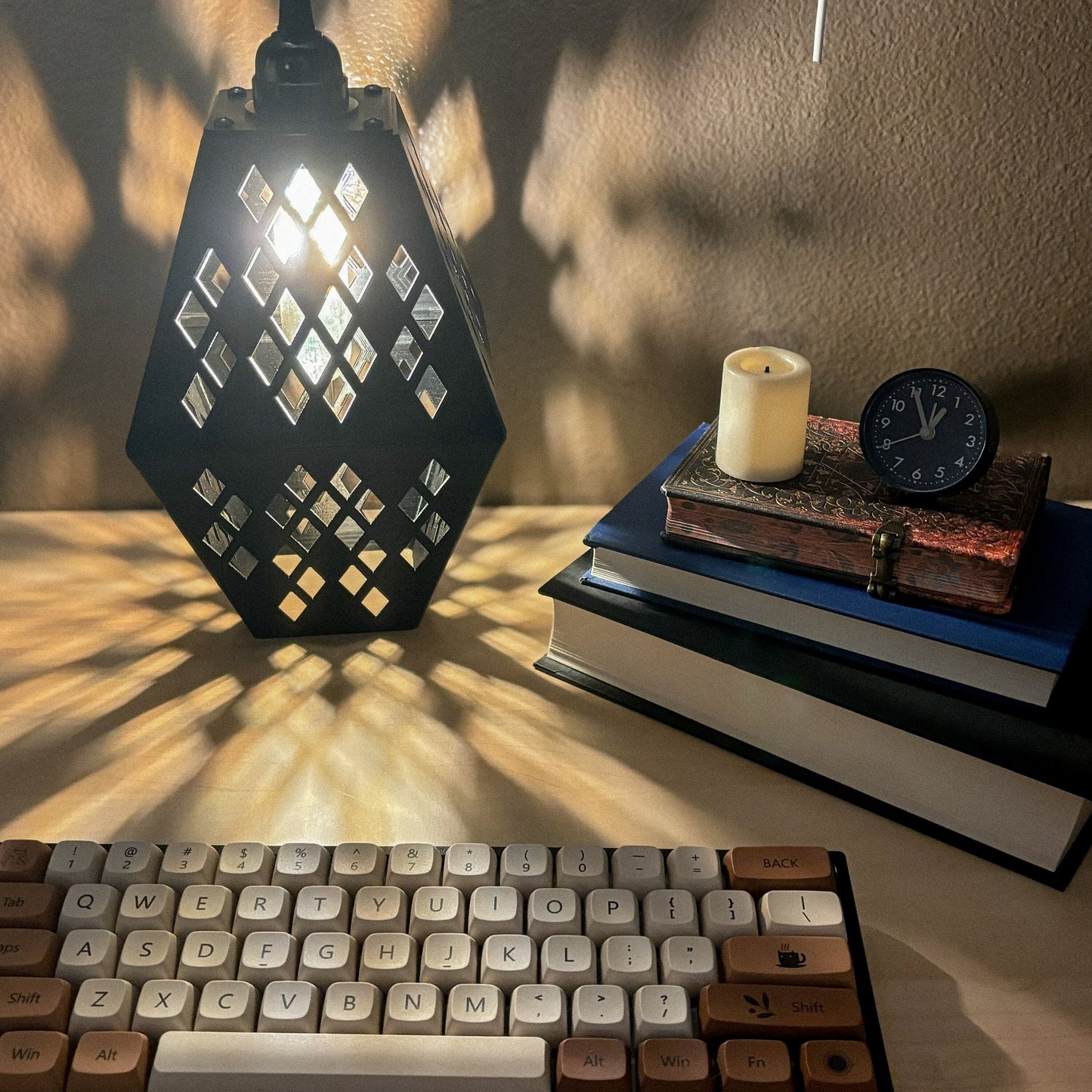 "Diamond" Hanging Lamp - 3D Printed