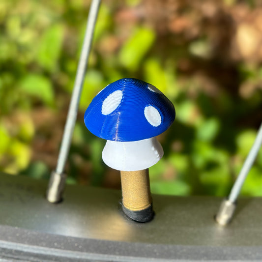 Mushroom Tire Valve Stem Caps (Set of 4)