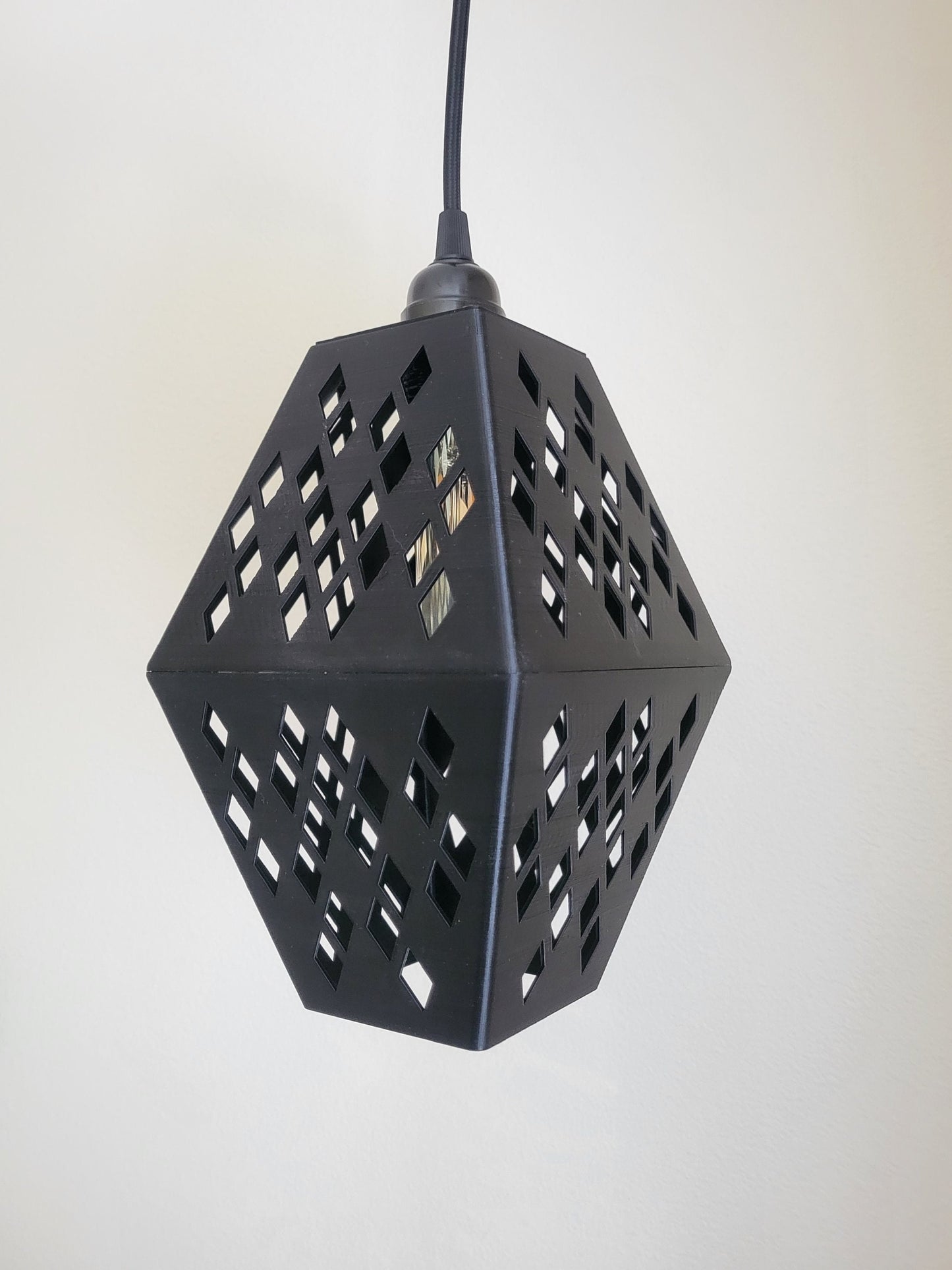 "Diamond" Hanging Lamp - 3D Printed