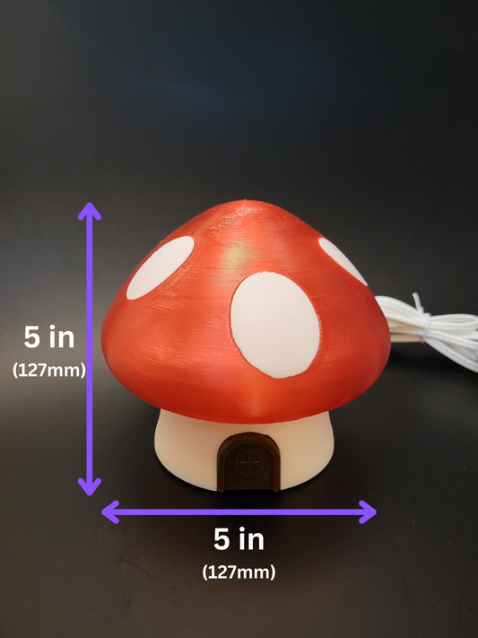 Magical Mushroom Lamp - 3D Printed