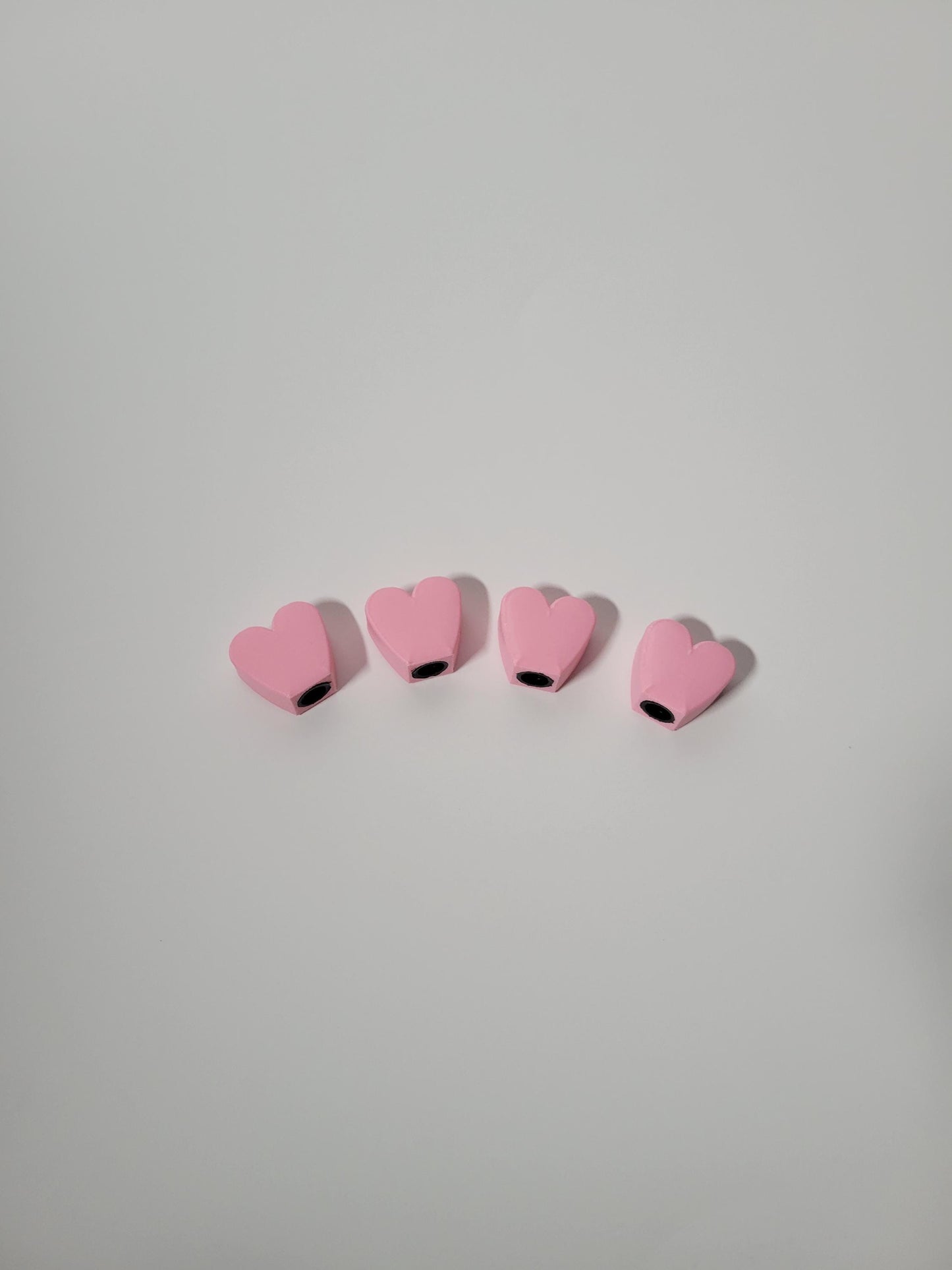 Heart Tire Valve Stem Caps (Set of 4)