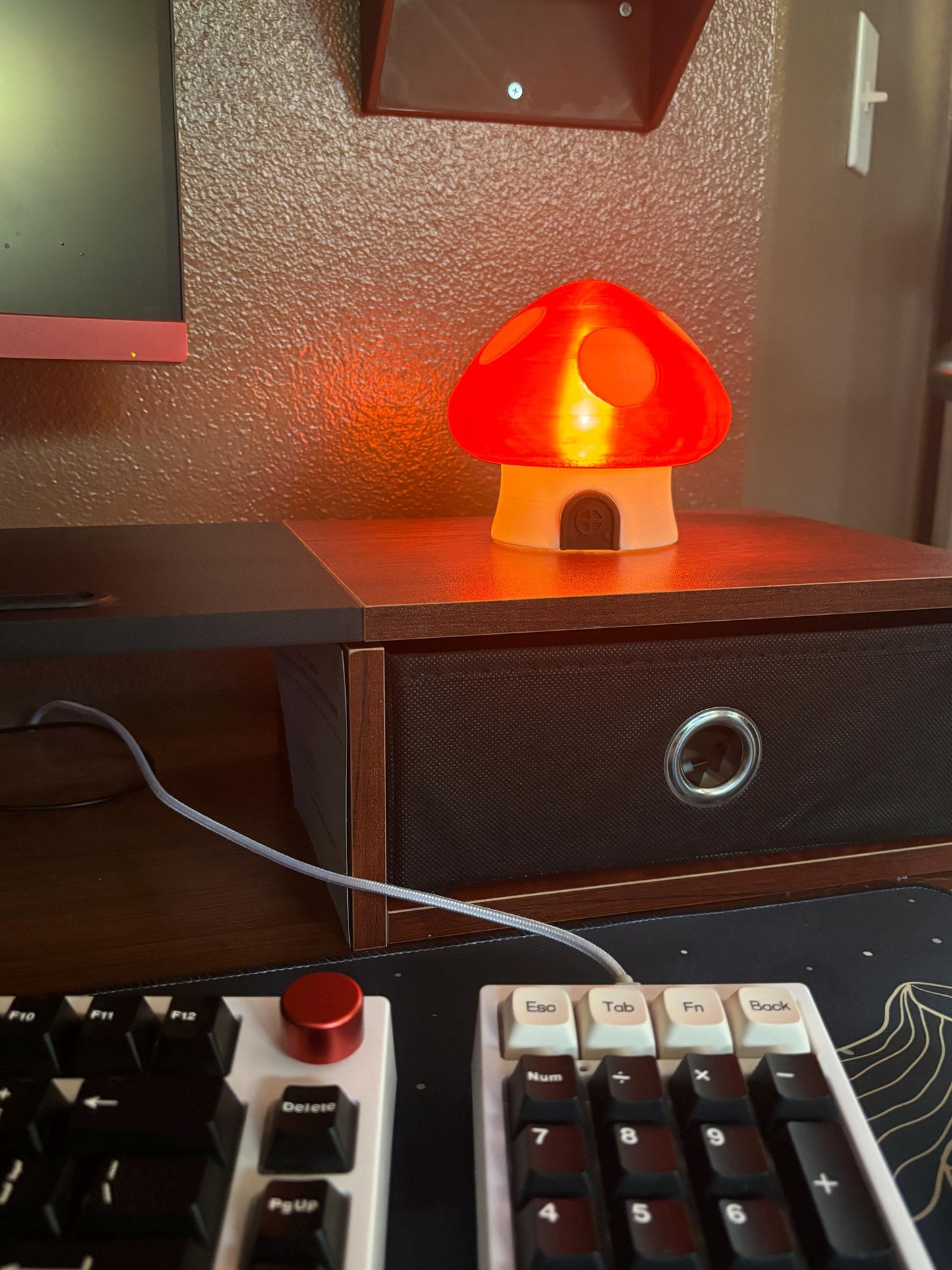 Magical Mushroom Lamp - 3D Printed