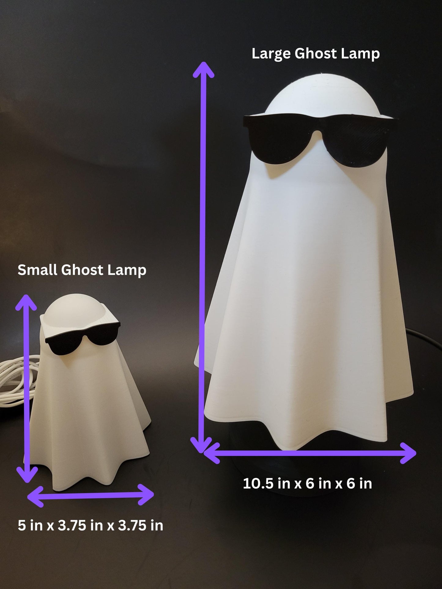 Small Cool Ghost Lamp - 3D Printed