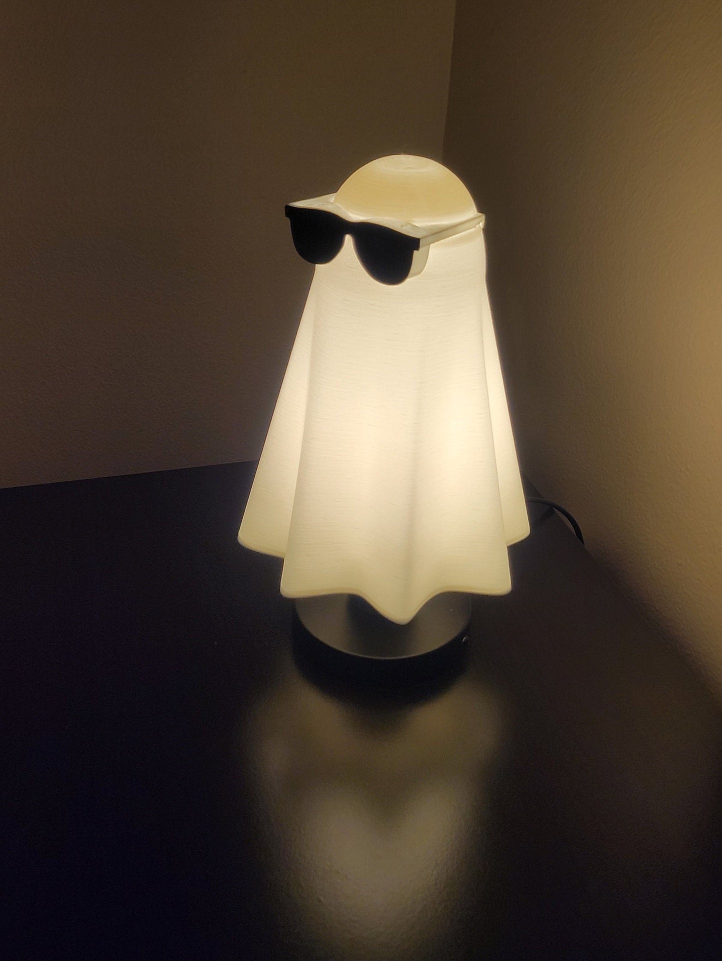 Large Cool Ghost Lamp - 3D Printed