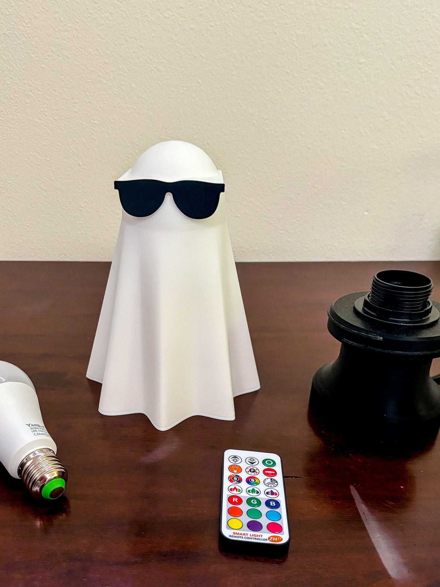 Large Cool Ghost Lamp - 3D Printed