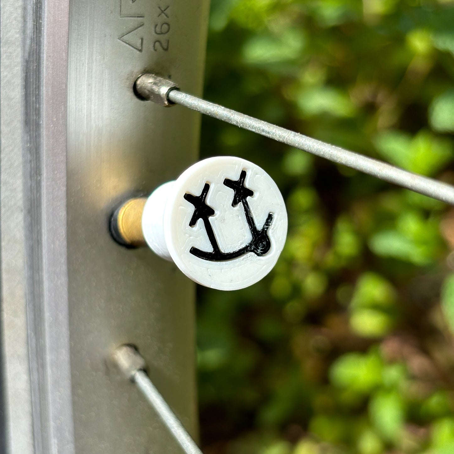 Smiley Tire Valve Stem Caps (Set of 4)