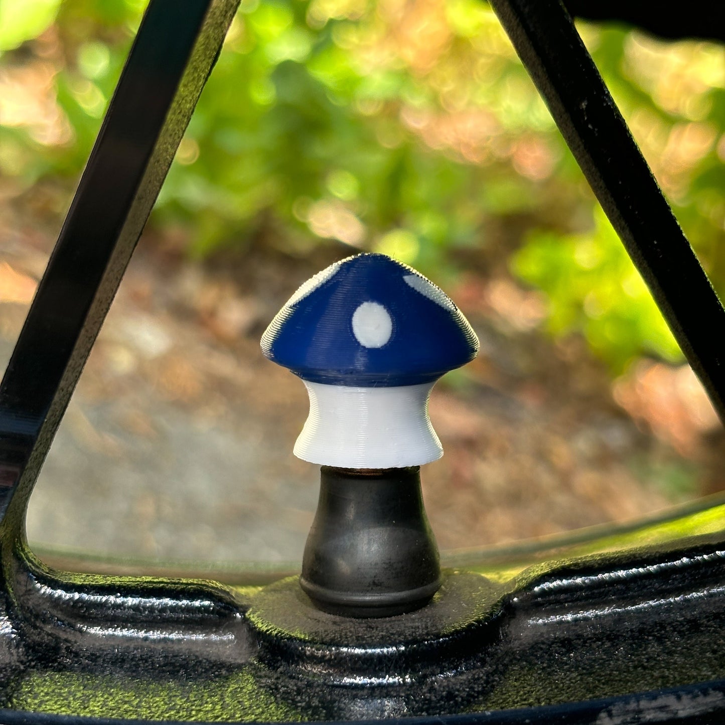 Mushroom Tire Valve Stem Caps (Set of 4)