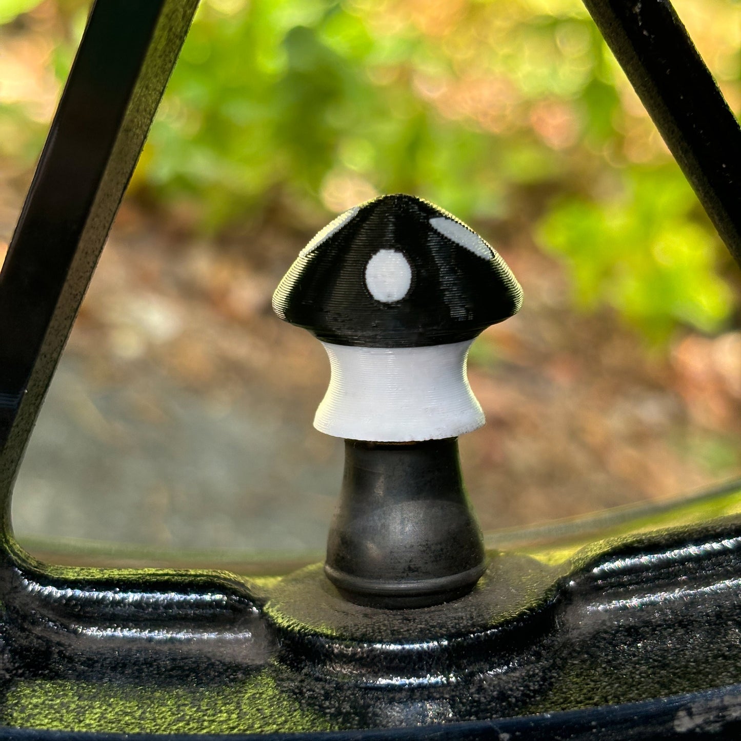 Mushroom Tire Valve Stem Caps (Set of 4)