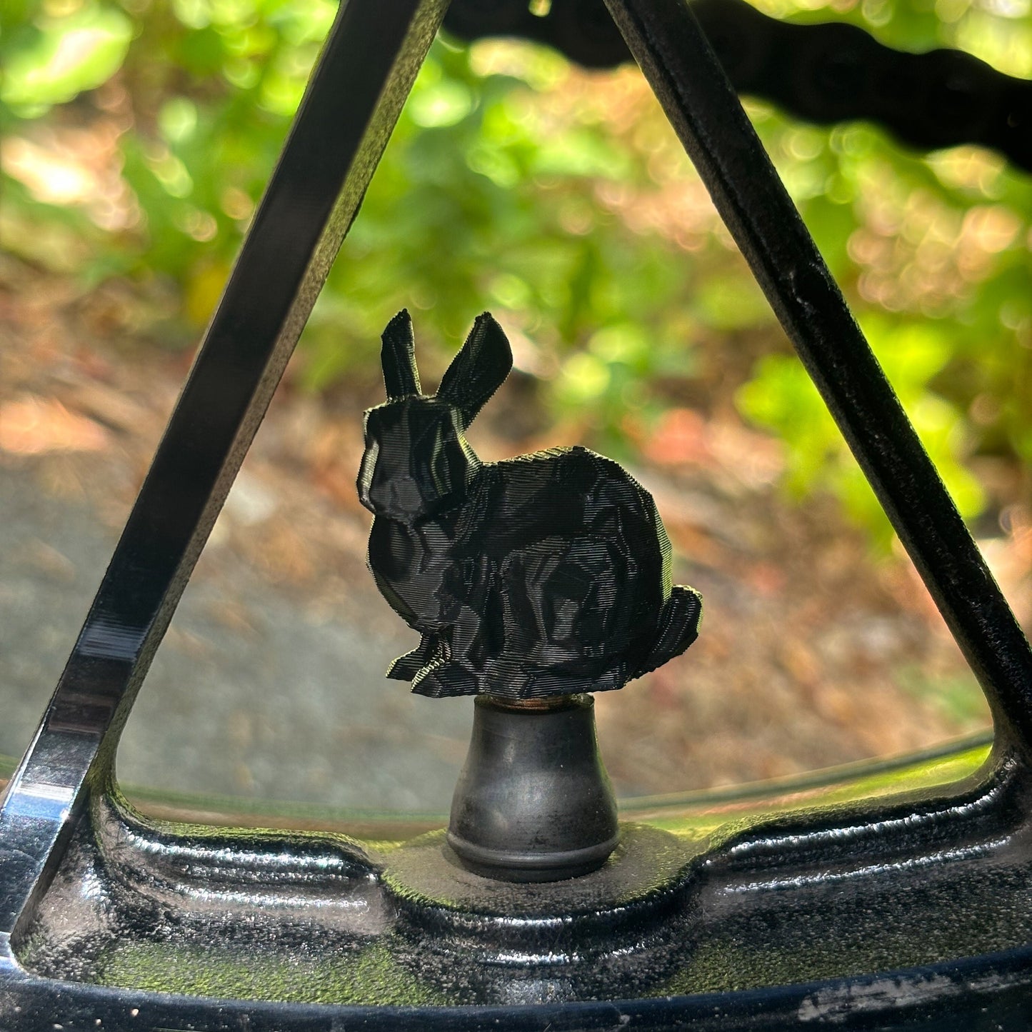 Geometric Bunny Valve Stem Caps (Set of 4)