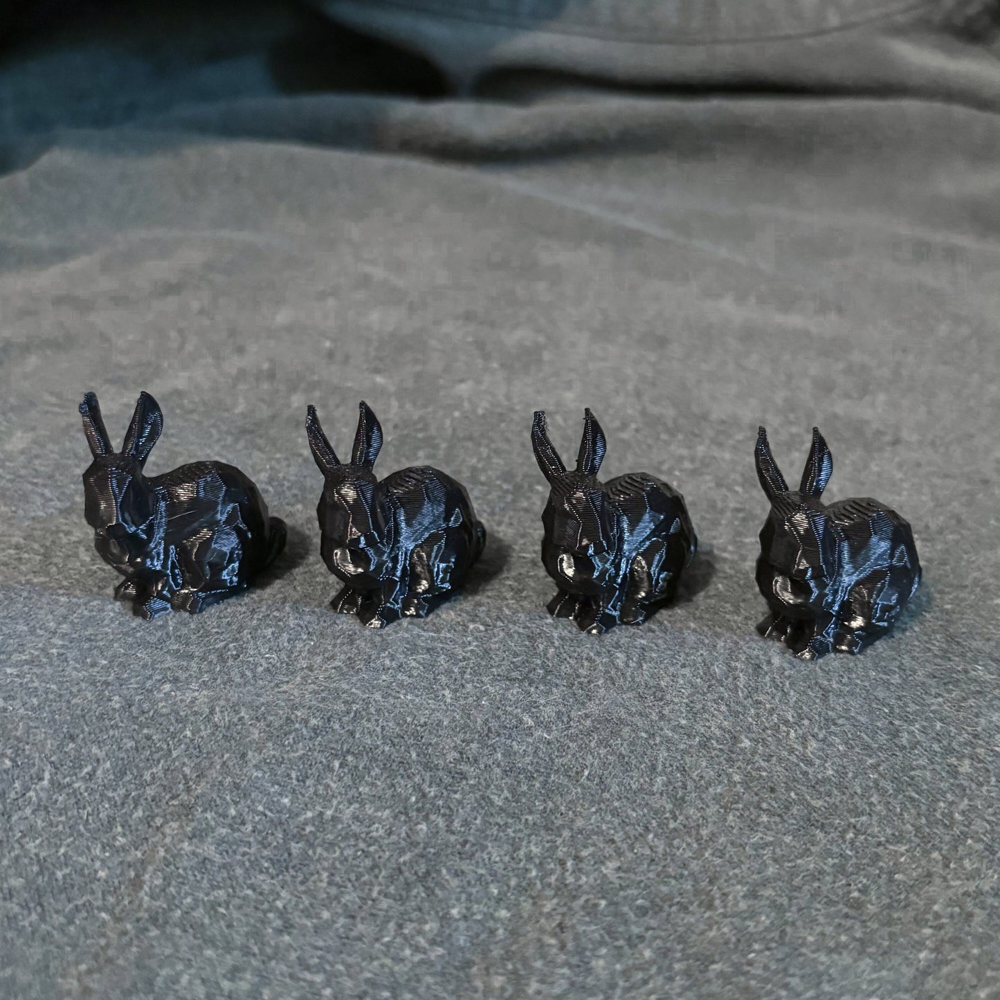 Geometric Bunny Valve Stem Caps (Set of 4)
