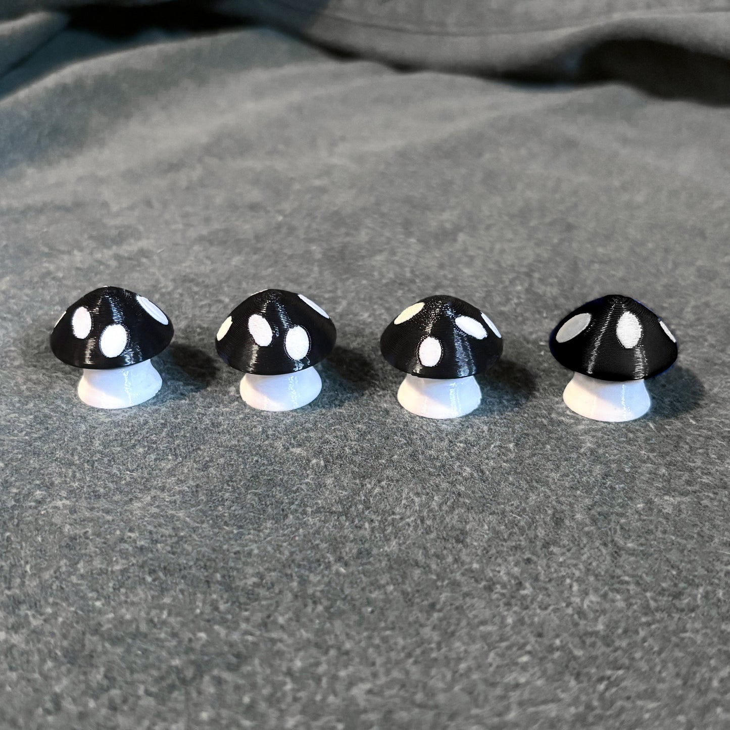 Mushroom Tire Valve Stem Caps (Set of 4)