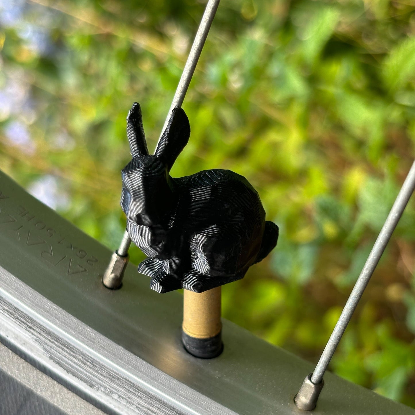 Geometric Bunny Valve Stem Caps (Set of 4)
